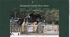 Desktop Screenshot of monmouthhorseshow.com